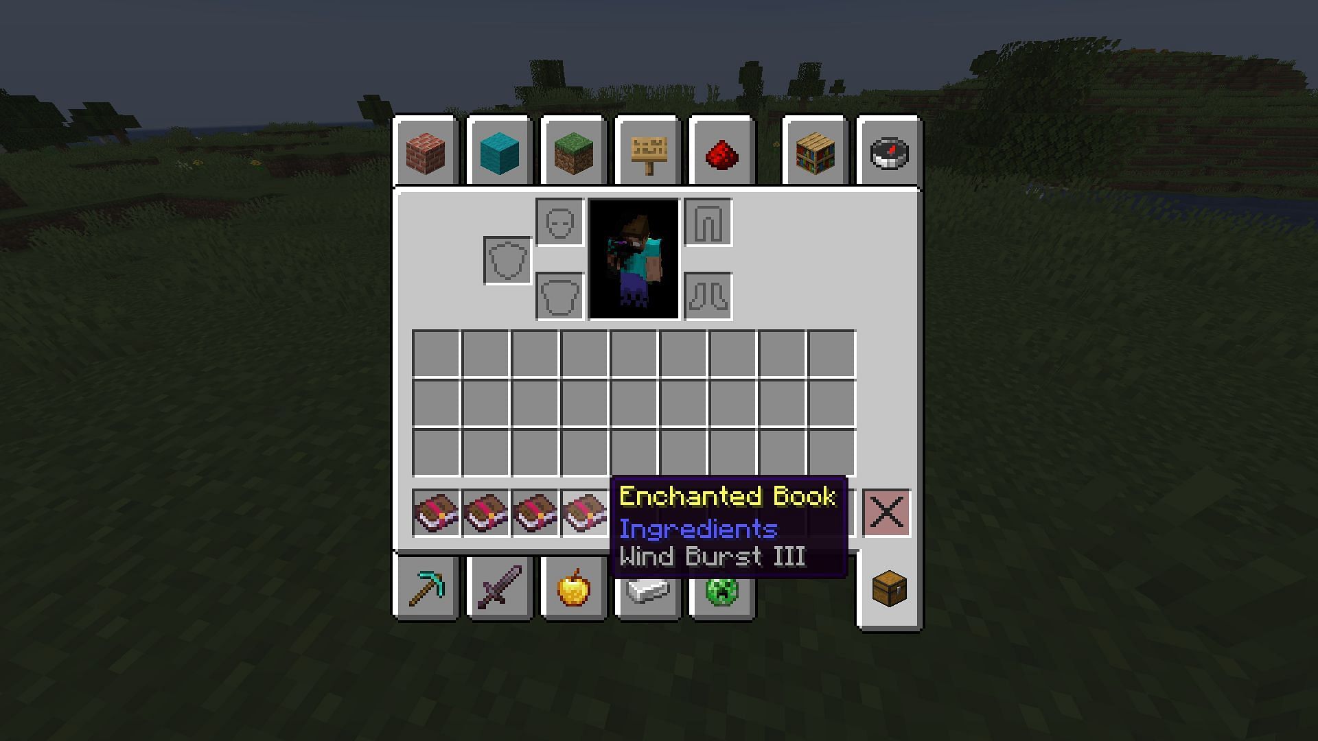 Wind Burst allows you to get a jump boost with every mace smash attack. (Image via Sportskeeda Gaming || Mojang Studios)