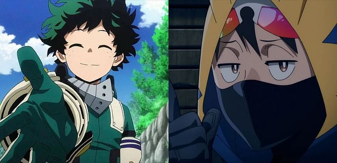 My Hero Academia: Vigilantes fans call art of Deku congratulating Koichi "MEET UP OF THE CENTURY"