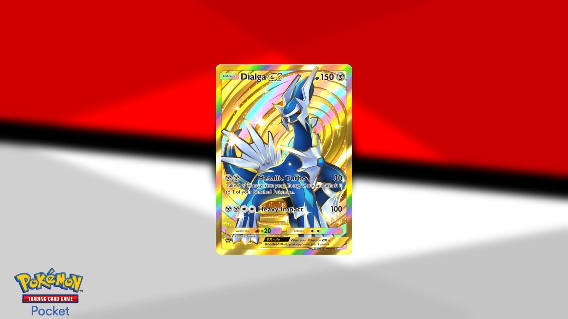 Gold Crown Dialga ex in Pokemon TCG Pocket (Image via The Pokemon Company)