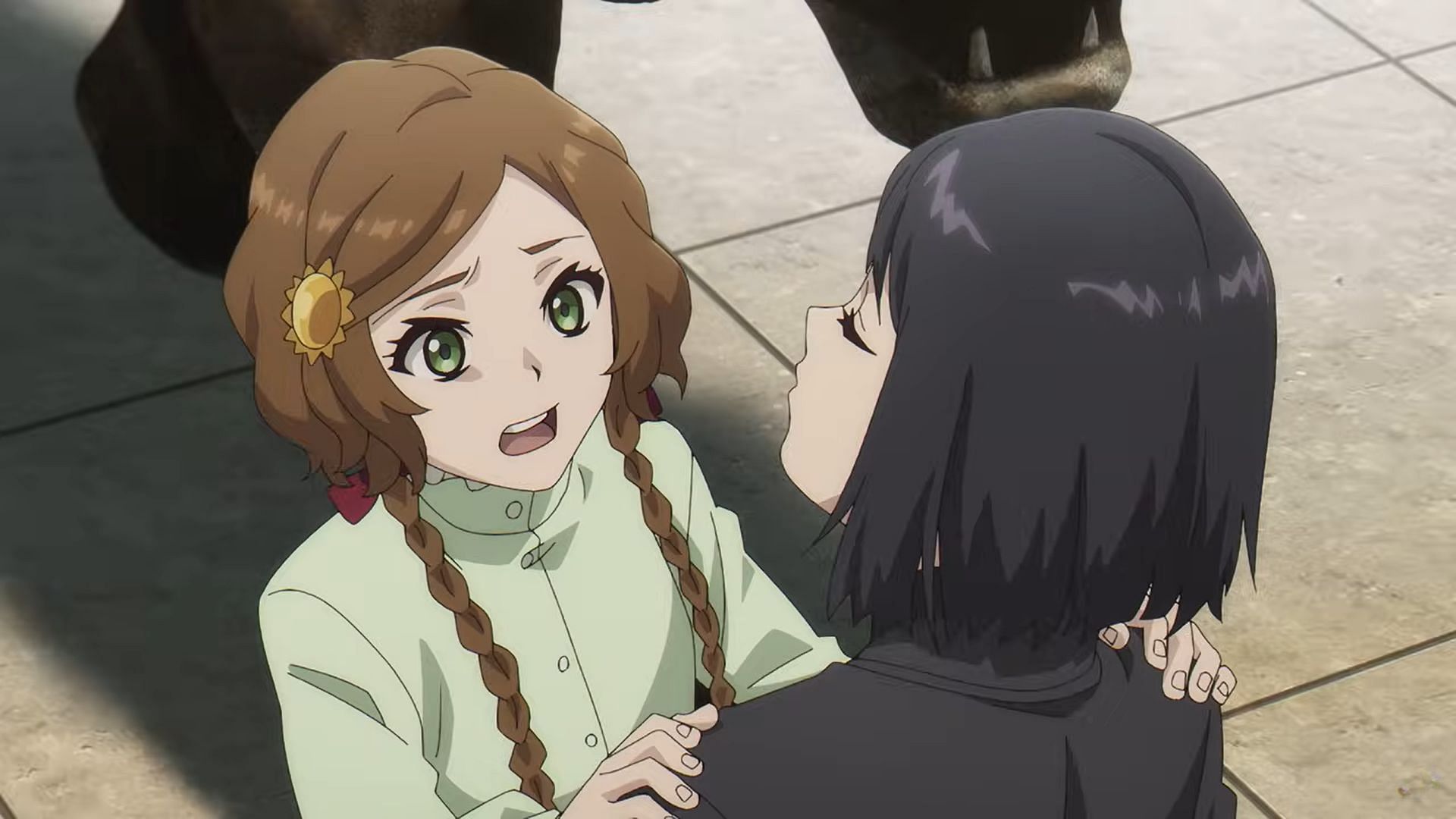Bigga and Echika Hieda as seen in Your Forma anime (Image via Geno Studio)