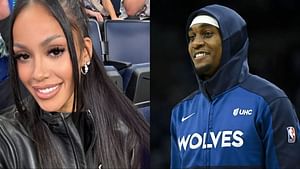 Jaden McDaniels' girlfriend Allison Audrey brightens up her all-black outfit with $3,780 bag and spectacles after Timberwolves go 3-1