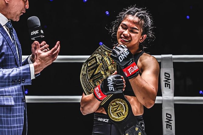 MMA world champ Denice Zamboanga reflects on early success during formative years as a karateka: “I was winning gold”