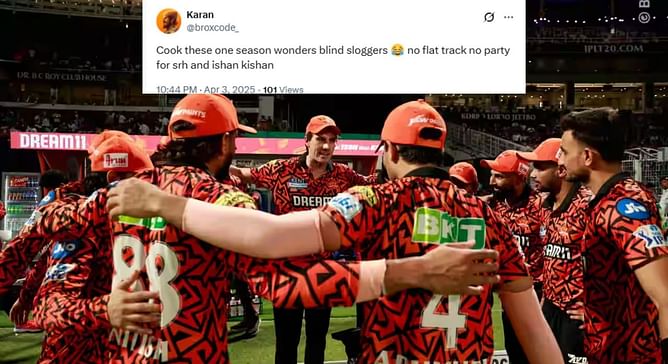 "One season wonders" - Fans react after SRH lose to KKR in IPL 2025 match