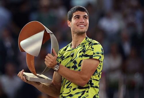 Carlos Alcaraz at the Madrid Open 2023. (Photo: Getty)