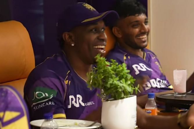 Dwayne Bravo vibes to famous Punjabi song after win in KKR vs SRH IPL 2025 match [Watch]