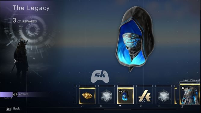 How to obtain the Cerulean Guise Hood in Assassin's Creed Shadows