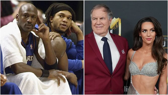 "Is this senior abuse?" - Michael Jordan's ex-teammate Etan Thomas poses big questions as Bill Belichick's awkward interview with 24 y/o GF goes viral