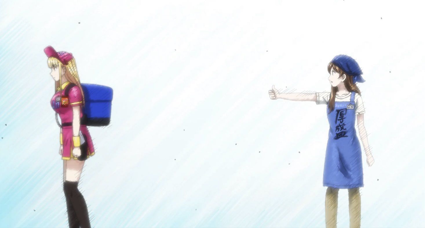 Ruriko and Natsuno Yamada as seen in the latest episode (Image via EMT Squared).