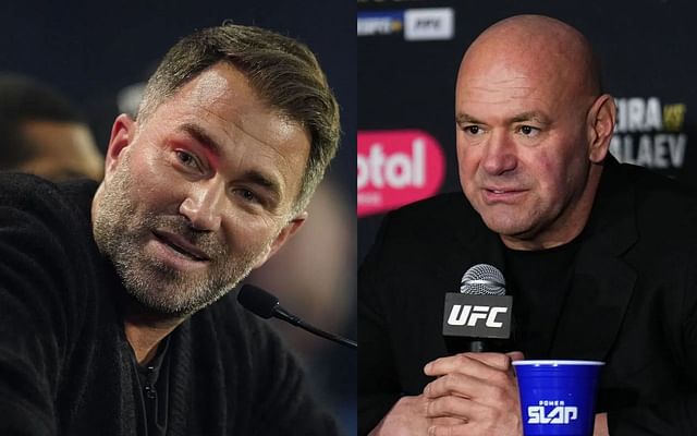Eddie Hearn rips into UFC for wanting "their brand to be bigger than the  fighter" while calling MMA "a poor relative" to boxing