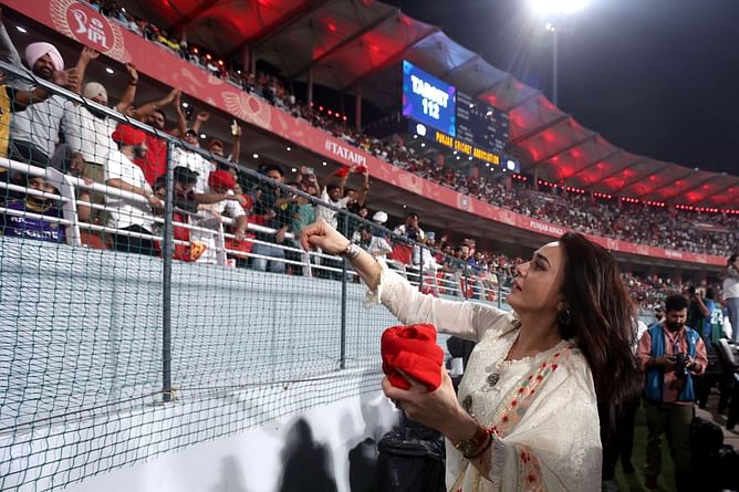 Preity Zinta clicks selfie with Punjab Kings youngsters after blazing knocks in KKR vs PBKS IPL 2025 match [In Picture]