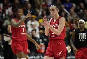 Aliyah Boston shares sneaky compliment about Caitlin Clark's physical gains on Fever media day