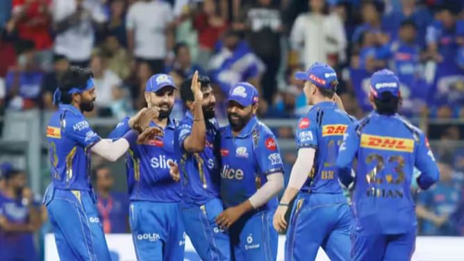 What happened the last time MI played RCB at the Wankhede Stadium before IPL 2025?