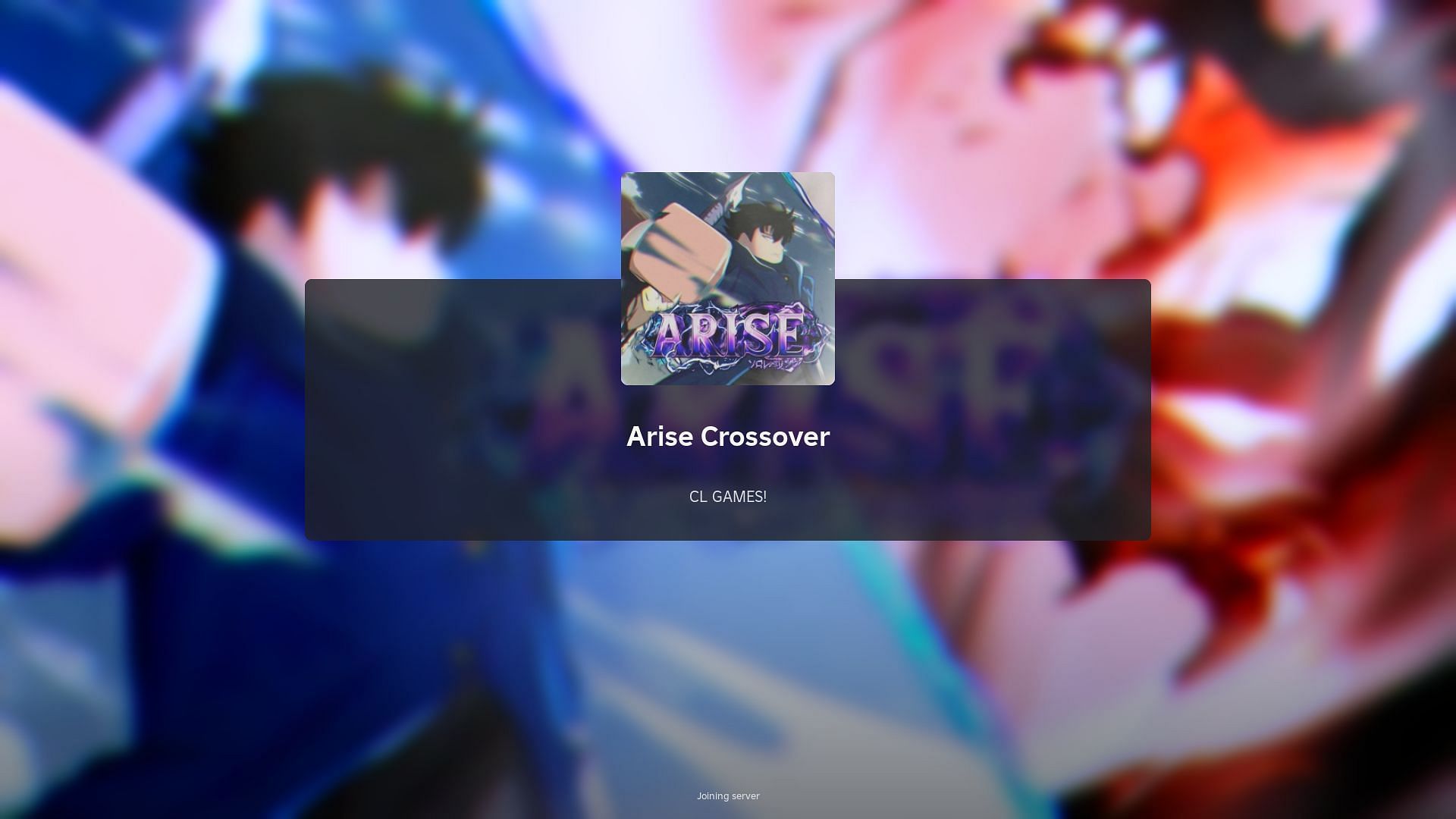 Roblox Arise Crossover