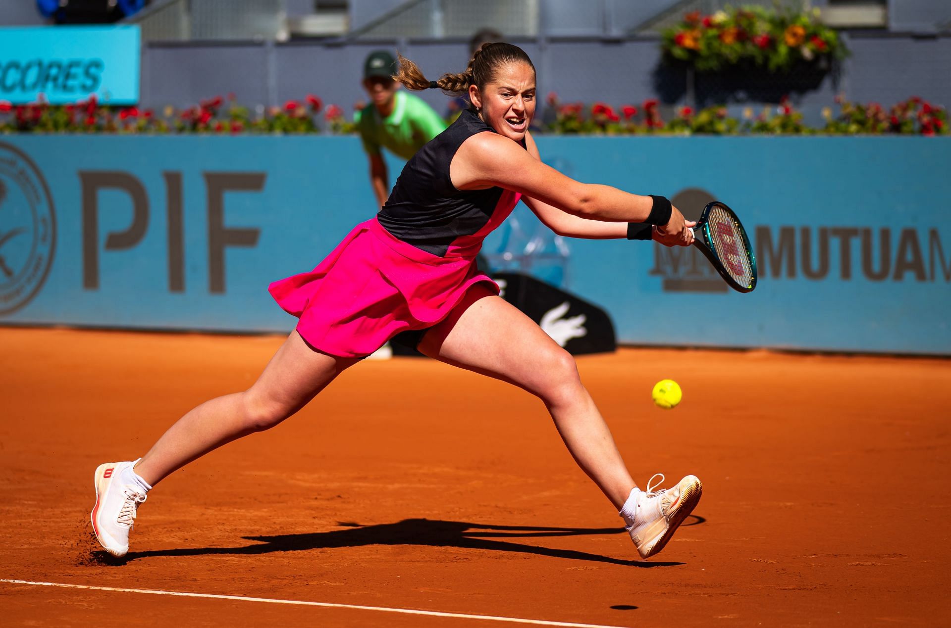Jelena Ostapenko at the 2024 Mutua Madrid Open [Image Source: Getty Images]