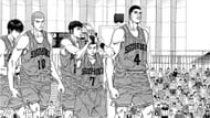 Team Shouhoku as shown in the manga (Image via Shueisha)