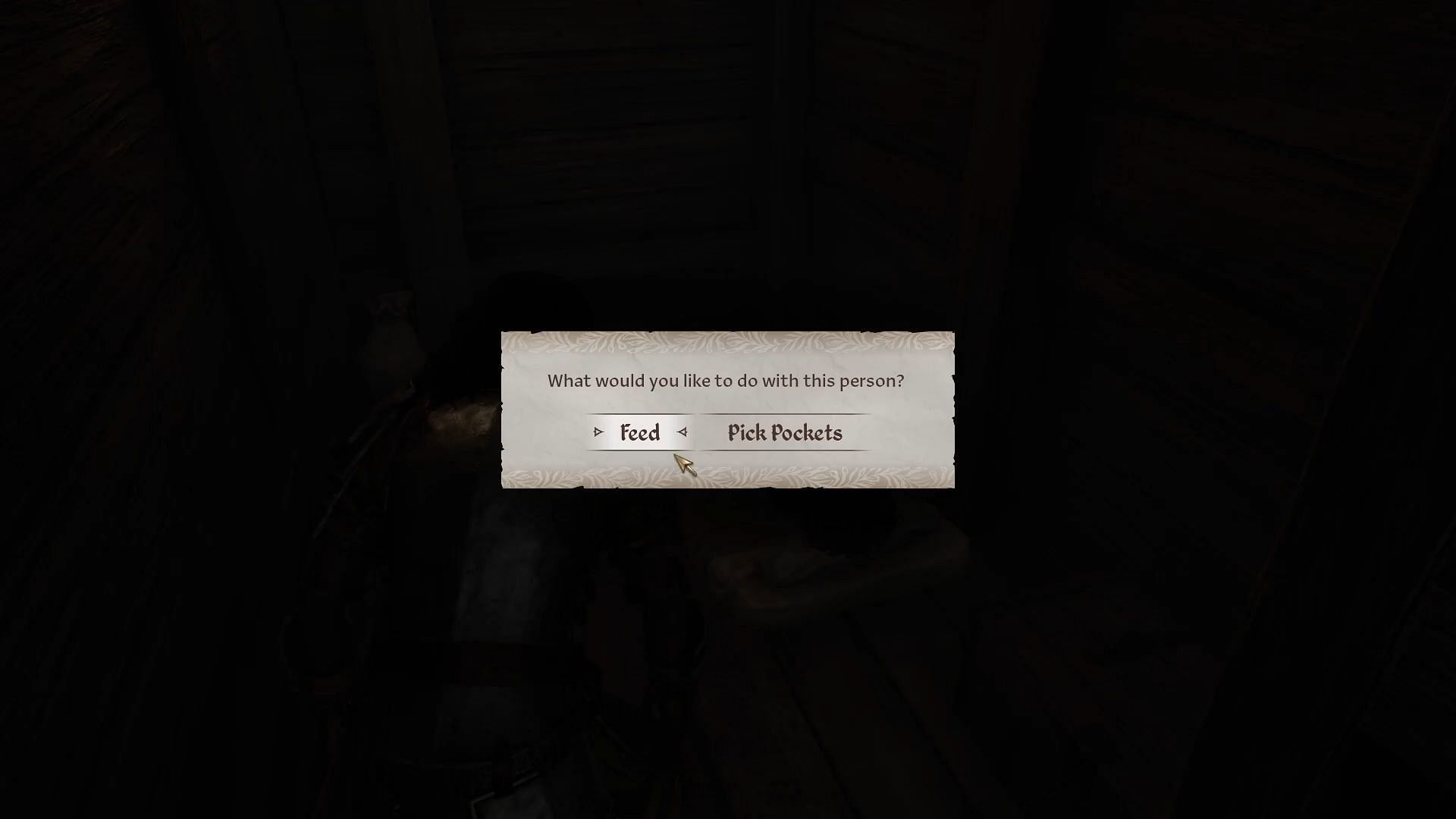 Must feed. Must satiate hunger. (Image via YouTube/JFM || Bethesda Softworks)