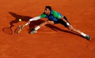 Fils in action at the Rolex Monte-Carlo Masters - Day Three - Source: Getty