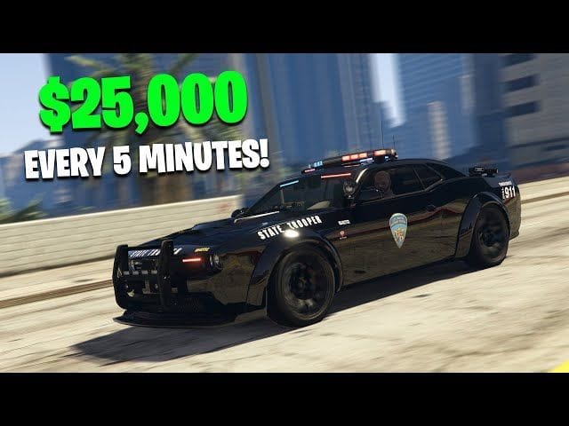 How to be a cop in GTA 5 with no mods? (and why you should try it)