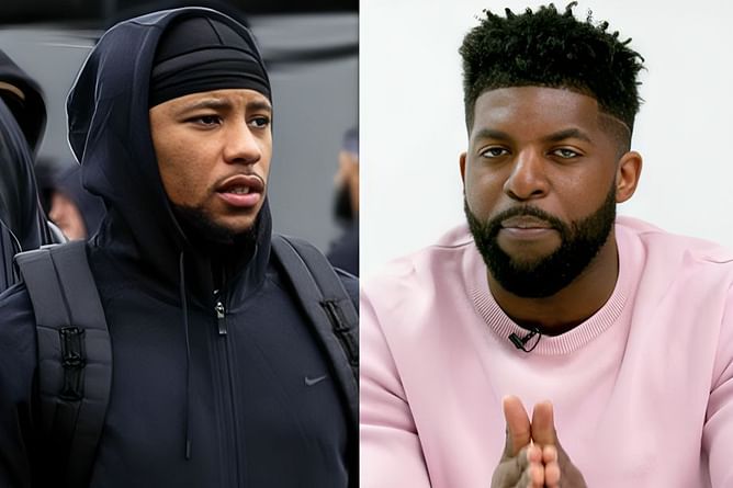 Emmanuel Acho calls out people using “Slavequon” slur for Saquon Barkley as Eagles RB faces backlash for golfing with Donald Trump