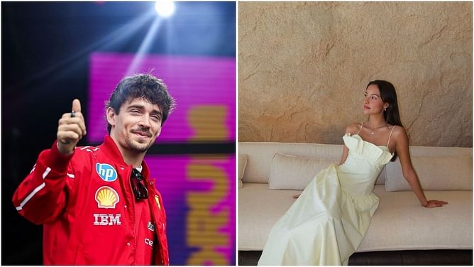 Charles Leclerc leaves a cheeky 2-word reply to Alexandra Saint Mleux's Instagram post