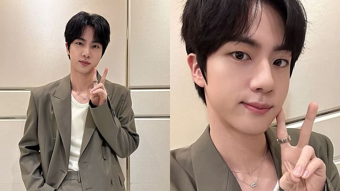 “Love how he calls the industry out”— Fans react as BTS' Jin seemingly reveals the stark contrast in reactions to variety show guesting vs. award wins