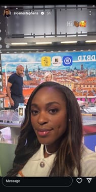 Screengrab of Sloane Stephens' IG Story | Source: @sloanestephens