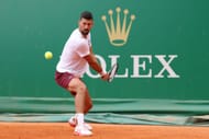 Novak Djokovic at the Monte-Carlo Masters 2025. (Photo: Getty)