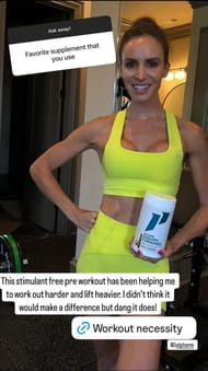 Samantha Busch is amazed by the results of the 1st Phorm supplements (Source: @samanthabusch via Instagram)