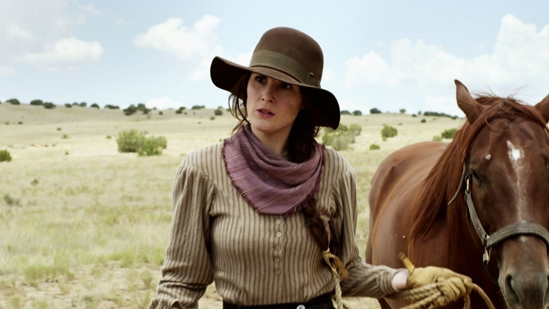 Michelle Dockery portrays Alice Fletcher in Godless (Image via Netflix)