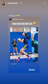 Makayla Timpson's reply to Natasha Howard