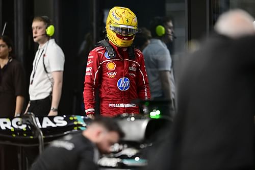 Lewis Hamilton at the qualifying for the F1 Grand Prix of Saudi Arabia - Source: Getty