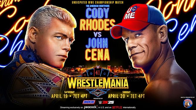 Unexpected result to John Cena vs. Cody Rhodes WWE WrestleMania 41 match predicted by veteran