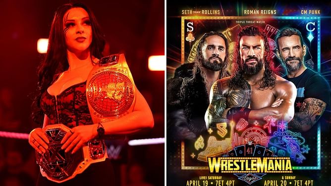 Roman Reigns vs CM Punk vs Seth Rollins at WWE WrestleMania 41: Stephanie Vaquer makes her choice