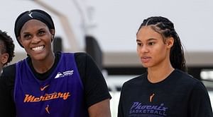 "I feel attacked" - 6-foot-7 Mercury center Kalani Brown reacts hilariously to Satou Sabally's dunk ambitions