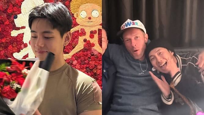 "We want another collab"- Fans react as Coldplay's Chris Martin mentioned BTS' RM & Kim Taehyung before performing My Universe in the latest concert