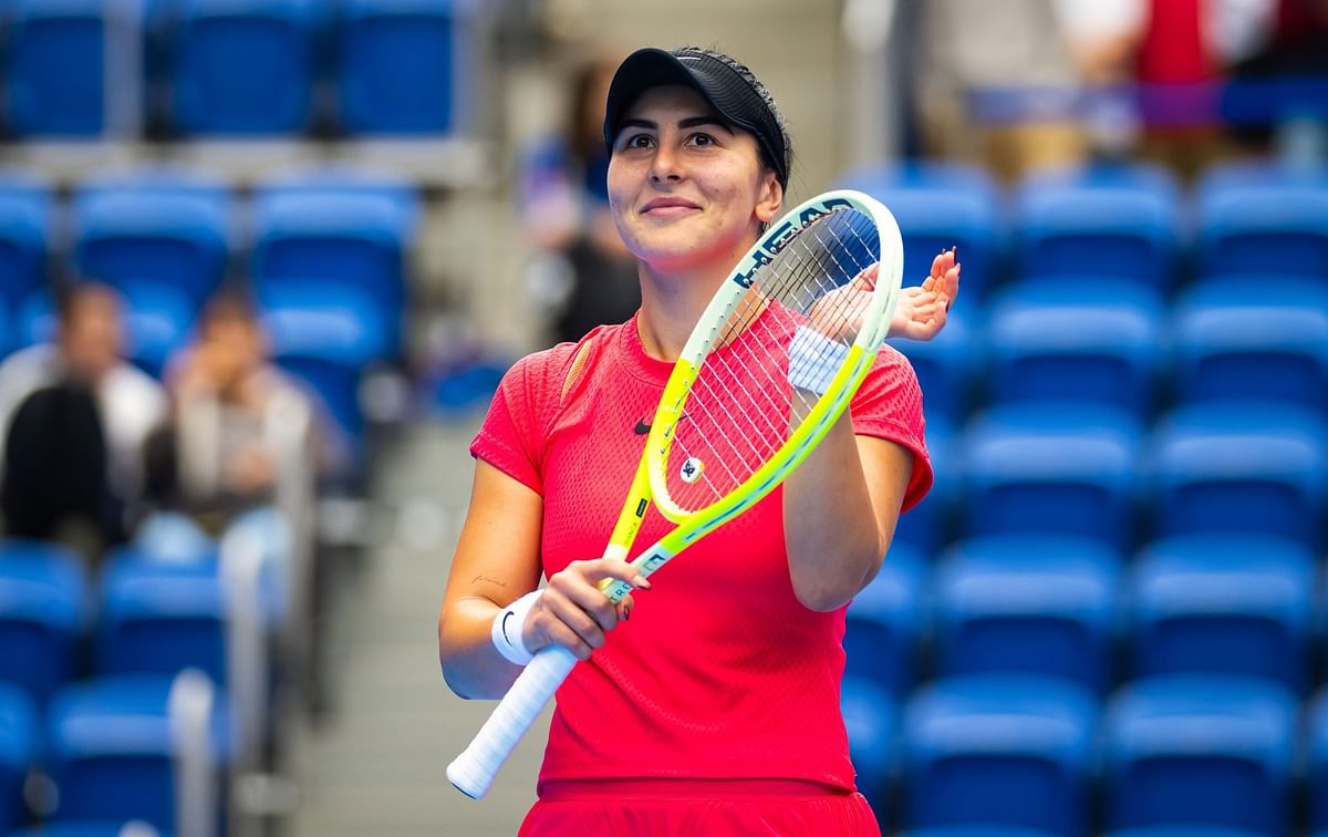 Bianca Andreescu proudly shows off battle scars from Rouen comeback despite heartbreaking loss
