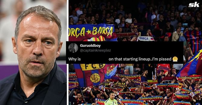 "He is a big weakness", "Don’t know why he keeps playing him" - Barcelona fans on star's inclusion in XI for Inter Milan UCL clash