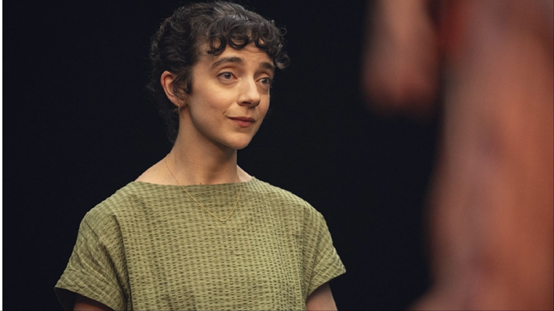 Patsy Ferran as The Guide in Black Mirror season 7 Eulogy (Image via Netflix)