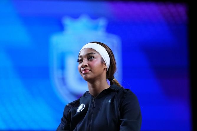 Angel Reese flaunts her striking offseason transformation in 5 words