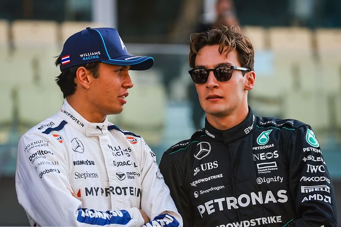 George Russell parades his fancy $4.6M Mercedes in an outing with F1 star in Monaco