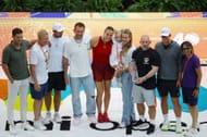 Aryna Sabalenka with her coaching team and family at the Miami Open 2025. (Photo: Getty)