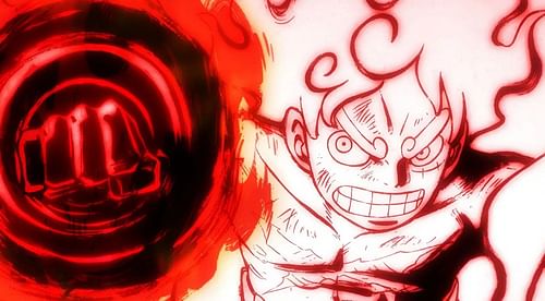 Luffy using Gear 5 in Film Red (Image via Toei Animation).