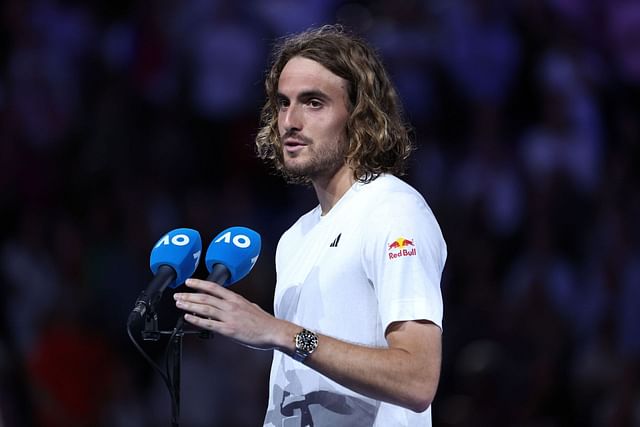 Stefanos Tsitsipas at the 2023 Australian Open - Image Source: Getty
