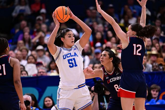 Lauren Betts shares her reaction to UCLA bound sister Sienna Betts' McDonald's All-American games photo dump