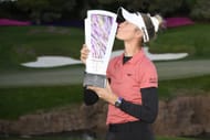 Nelly Korda with her trophy at T-Mobile Match Play 2024 - Day Five - Source: Getty