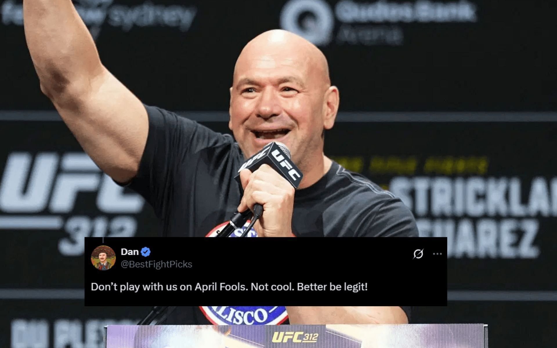 Dana White teases to drop major news on Instagram live soon. [Image Courtesy: Getty Images]