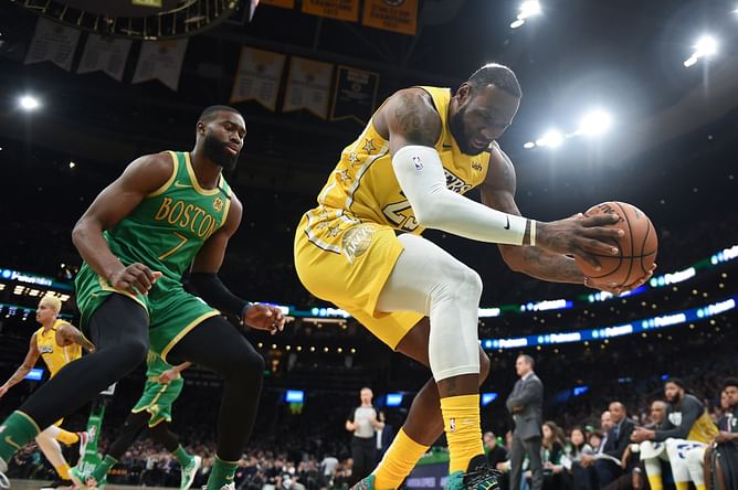 "That man got superpowers" - Jaylen Brown takes sneaky dig at LeBron James while praising Lakers star's longevity