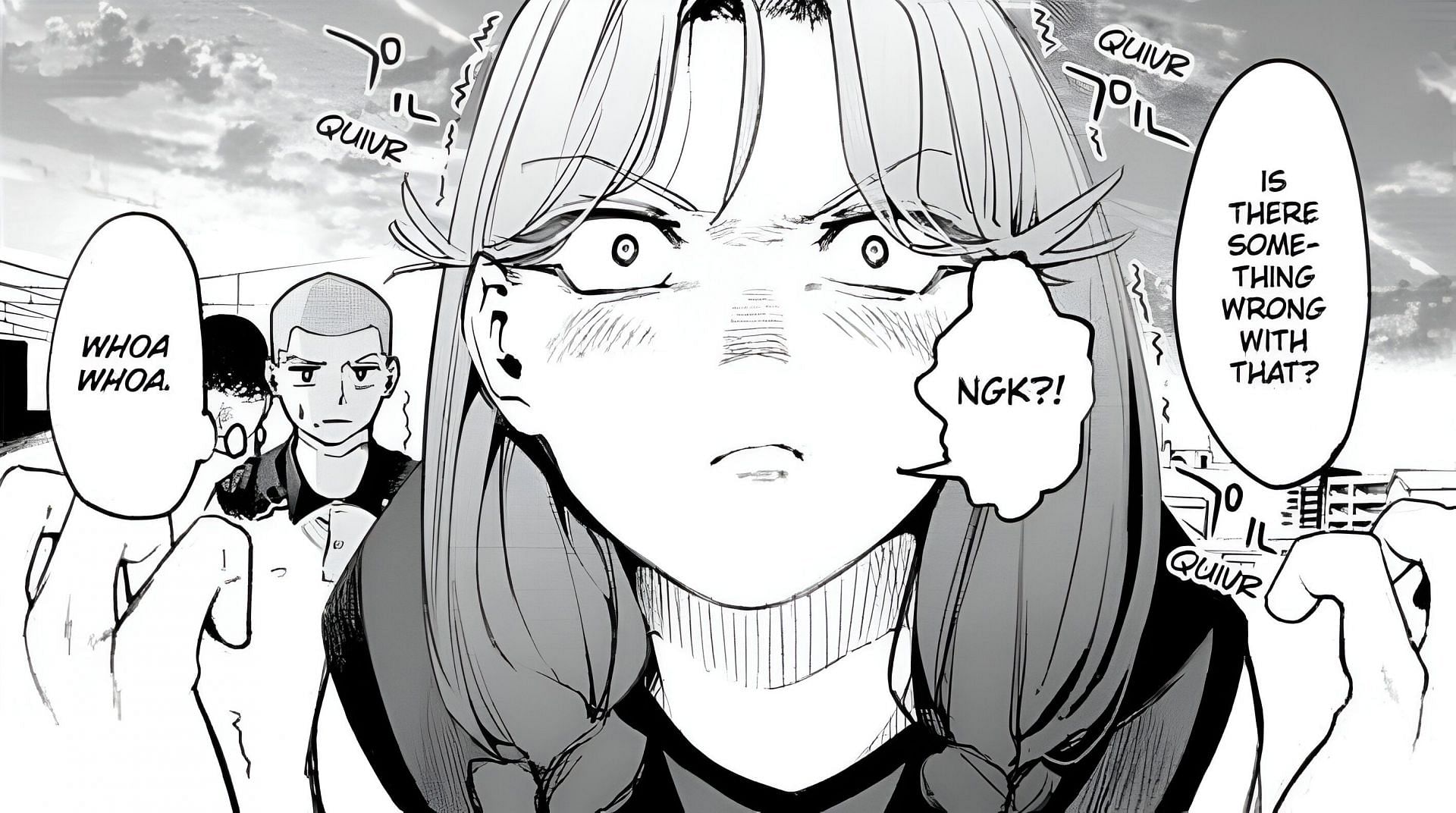 Shizuki Yukizuki as seen in the Embers manga (Image via Shueisha)