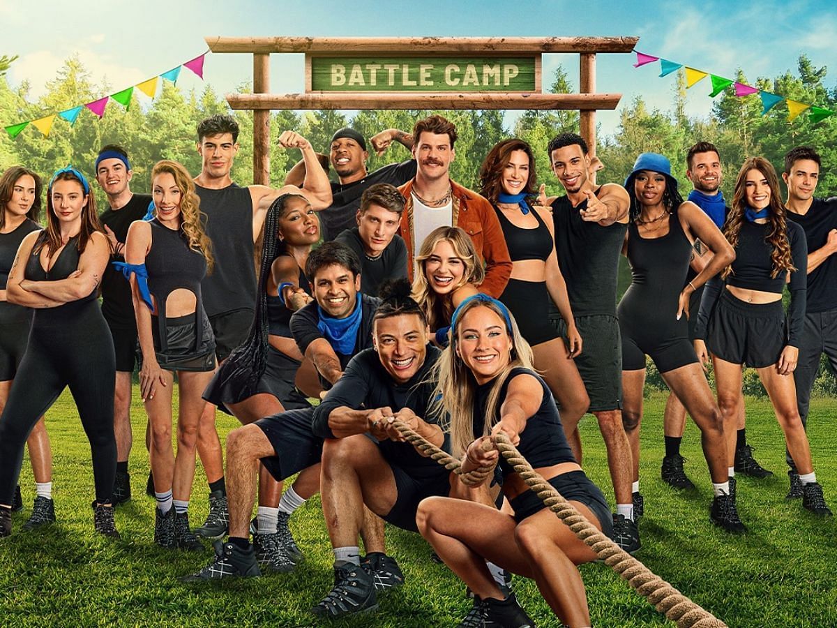 The cast and the host of Battle Camp season 1 (Image via Instagram/@taylorlewan)