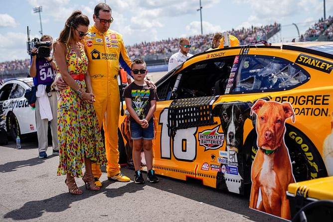 "I assumed he was a promo boy": Kyle Busch and Samantha revisit their pre-social media love story